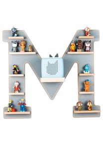 Mid.you Kinderregal , Grau , Holzwerkstoff , 11 F&auml;cher , 60x54x19 cm , erweiterbar, Toniebox und tonies&reg;-Figuren kompatibel , Babym&ouml;bel & Kinderm&ouml;bel, Babyzimmer, Babyregale & Kinderregale