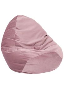 Boxxx Sitzsack , Hellrosa , Textil , 270 l , Füllung: Styroporkugeln , 70x80x70 cm , Wohnzimmer, Sessel, Sitzsäcke