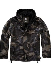 Brandit Windbreaker Frontzip, textile jacket , color: Darkcamo , size: XL