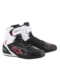 Alpinestars Faster 3 Schuh schwarz/weiß/rot 46 - Motorradbekleidung - Motorradstiefel & Motorradschuhe - Schuhe