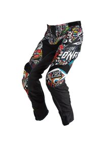 O Neal O'Neal Mayhem Crank Crosshose schwarz/multi 34 - Motorradbekleidung - Touring Motorradbekleidung - Touring Motorradhosen
