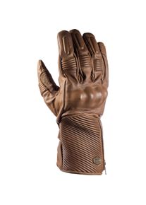 Spirit Motors David Deckhand WP Lederhandschuh lang braun 10 - Motorradbekleidung - Motorradhandschuhe -