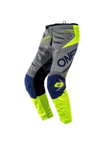 O Neal O'Neal Element Factor Crosshose grau/blau/neongelb 36 - Motorradbekleidung - Touring Motorradbekleidung - Touring Motorradhosen