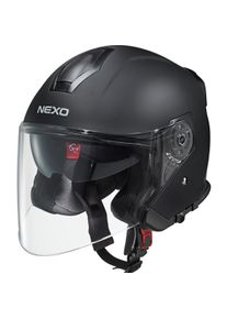 Nexo Jethelm Travel 2.0 mattschwarz L - Helme & Brillen - Café Racer Helme & Brillen - Café Racer Jethelme