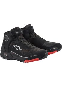 Alpinestars CR-X Drystar Riding Schuh schwarz/camo rot 8,5 - Motorradbekleidung - Motorradstiefel & Motorradschuhe - Schuhe