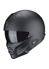 Scorpion EXO Combat II mattschwarz M - Helme & Brillen - Café Racer Helme & Brillen - Café Racer Jethelme