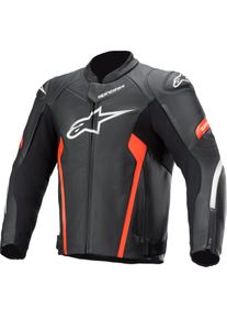 Alpinestars Faster V2 Lederjacke fluo-rot 52 - Motorradbekleidung - Sport Motorradbekleidung - Sport Motorradjacken