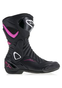 Alpinestars Stella SMX 6 V2 Damen Stiefel schwarz/violett 37 - Motorradbekleidung - Motorradstiefel & Motorradschuhe -