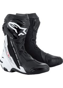 Alpinestars Supertech R Motorradstiefel lang weiß 44 - Motorradbekleidung - Motorradstiefel & Motorradschuhe -