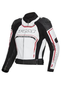 FLM Sports Damen Lederkombijacke 3.1 schwarz/weiß 42 - Motorradbekleidung - Sport Motorradbekleidung - Sport Motorradjacken