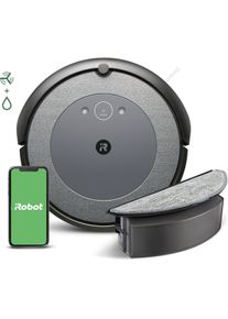iRobot Roomba Combo i5, Staubsauger Roboter, Schwarz, Grau