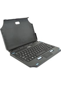 Gamber-Johnson 7160-1869-02, QWERTZ, Deutsch, Touchpad, 2 Millionen Zeichen, Samsung, Tab Active4 Pr (DE, Samsung), Tablet Tastatur, Schwarz