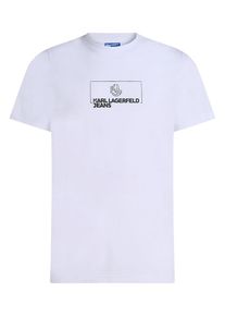 KARL LAGERFELD JEANS T-Shirt Homme blanc taille S
