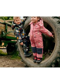 Tchibo - Kleinkind-Schneeanzug - Gr. 98/104 - blau/print