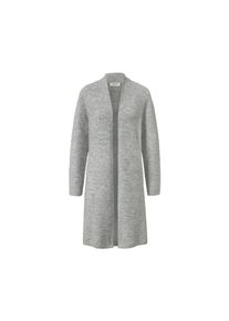 Tchibo - Offener Longcardigan mit RWS-Wolle - Damen - Gr. S - grau