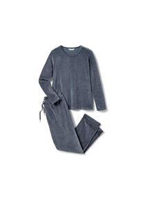 Tchibo - Nicki-Pyjama - Damen - Gr. M - blau