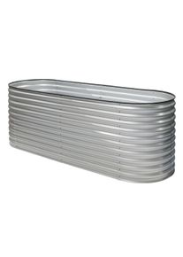 Tchibo - Hochbeet - 240x80x82cm - silber - Blech