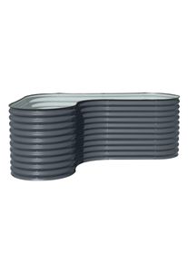 Tchibo - Hochbeet - 240x160x82cm - anthrazit - Blech