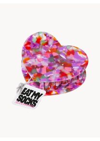 Doiydesign DOIY Štipec do vlasov Heart Ružová Š 4 x V 6 cm