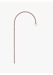 Valerie Objects Ręcznie wykonany kinkiet Minnie Czerwony Metal S 75 x W 180 cm