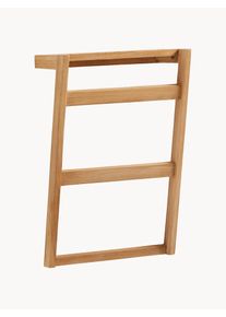 Kave Home Nástenný držiak na uteráky Kuveni Hnedá Drevo, Masívne drevo Š 40 x V 63 cm