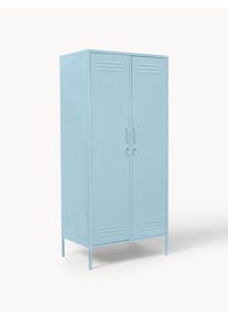 Mustard Made Šatníková skriňa The Twinny Modrá Kov Š 85 x V 183 cm