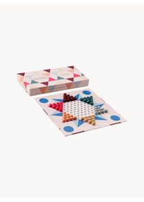 PRINTWORKS Gra w warcaby - 61 elementów Beżowy S 35 x G 18 cm