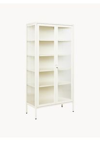 Mustard Made Witryna z metalu The Collector Biały Metal S 85 x W 170 cm