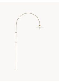 Valerie Objects Ręcznie wykonany kinkiet Minnie Beżowy Metal S 75 x W 180 cm