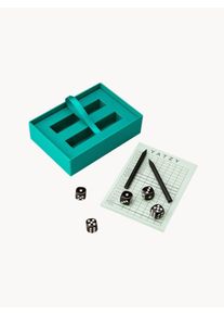 PRINTWORKS Gra Yatzy, 57 elem. Zielony S 16 x G 12 cm