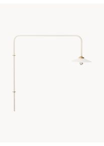 Valerie Objects Ręcznie wykonany kinkiet Minnie Biały Metal S 90 x W 100 cm