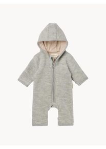 Hofbrucker Kombinezon dziecięcy z wełny merino Bob Szary Bawełna, Jersey, Wełna 86/92 cm