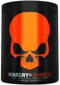 Genius Nutrition Warcry Shredz, 300 g Dose, Mango Peach