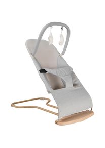 Jimmylee Schaukelwippe, Hellgrau, Textil, 67x39x40 cm, SGS-gepr&uuml;ft, Bezug abnehmbar, Bezug waschbar, zusammenklappbar, Babym&ouml;bel & Kinderm&ouml;bel, Babyzimmer, Babywippen & Babyschaukeln