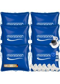 Monzana Zwembadkussen 6 Stuks Blauw 120x120cm -20°C