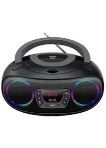 Denver Leitor de CD TCL-212BT GREY Leitor de CD portátil Preto, Cinzento