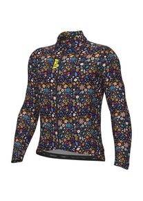 Al&eacute; Al&eacute; Pragma Flowery L/S Jersey Cycling jersey Men (4XL, grey)