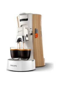 Philips Senseo , Kaffeepadmaschine »Select ECO CSA240/20, mit drei Kaffee-Einstellungen« aus 21% rec. Plastik, Memo-Funktion , Seidenweiß matt
