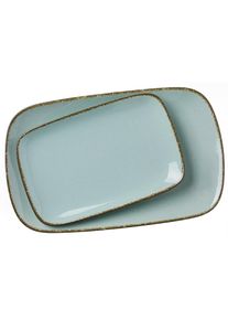 Ritzenhoff & Breker Ritzenhoff & Breker, Servierplatte &raquo;Casa&laquo;, hellblau, Porzellan, hellblau