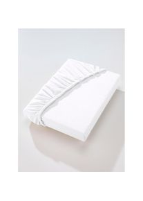 Dormisette , Spannbettlaken , weiß , 100% Baumwolle , B/L: 180 cm x 200 cm