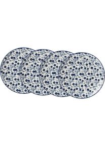 Ritzenhoff & Breker Ritzenhoff & Breker, Dessertteller &raquo;ROYAL SAKURA&laquo; Keramik, wei&szlig;/blau, Keramik, 21,5 cm, wei&szlig;/blau