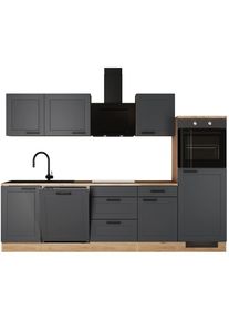 Flex-Well , K&uuml;che &raquo;ROMEO & JULIA, im Landhaus-Stil, Breite 280 cm&laquo; L-280-2317-044-ROMEO, wahlweise mit E-Ger&auml;ten und Sp&uuml;le in edelstahl oder...