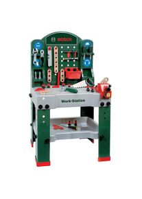 klein , Spielwerkbank &raquo;BOSCH-Workstation (43tlg.)&laquo; Made in Germany , bunt