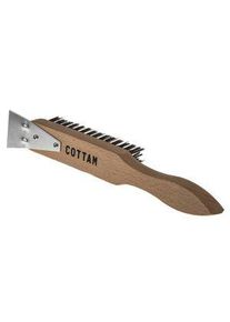 Cottam Cottam 37mm Steel Wire Brush, For Engineering, General Cleaning, Rust Remover - IWI00039