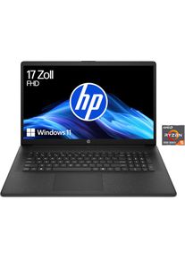 HP, Notebook &raquo;17-cp AMD&laquo; 43, 9 cm / 17, 3 &prime;&prime; AMD Ryzen 5 Radeon Graphics 512 GB SSD, Schwarz, Mit Microsoft Windows 11 Home und Microsoft Copilot