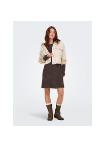 Only , Strickkleid »ONLCAROL L/S DRESS KNT NOOS« , Chocolate Martini Detail:MELANGE , N-Gr , L -N-Gr , L , Elastisches Material: passt sich perfekt...