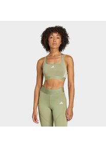adidas Performance , Sport-BH »PWR MS HYGLM« 1 tlg. , Tent Green / White
