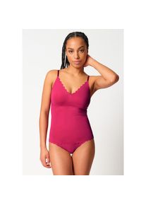 Skiny , Unterhemd »Micro Essentials« elastisch, herausnehmbare Pads, BH-Hemd, mit Unsichtbar-Effekt , sangria , 36 , 36 , Spaghetti-Shirt von Skiny