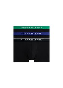 Tommy Hilfiger Underwear , Trunk »3P TRUNK WB« Packung, 3er, 3 Stk. tlg., mit Logobund , Wdge Blu/Olym Grn/Blk , S (48) , S (48) , 3er-Pack Trunk...