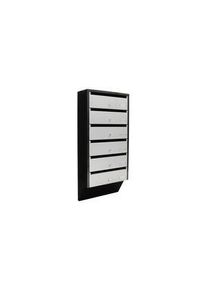 Rottner Comsafe Silver/Black Mailbox, 824 mm x 385mm x 140 mm - T06368